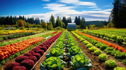 Wall Mural - market vegetable farm