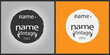 © Monwara67 - Timeless Vintage Round Shape Logo: Classic Design for Lasting Impressions.