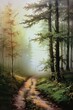 path forest background soft light grey rays sunlight horror woods life roads ground covered high thick