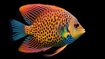 fish coral angelfish