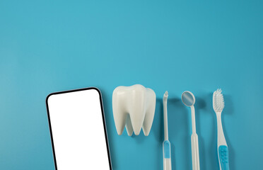 Dental concept healthy equipment tools dental care Professional banner