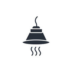 kitchen hood icon. vector.Editable stroke.linear style sign for use web design,logo.Symbol illustration.