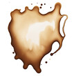© beyouenked - AI-Generated Watercolor Coffee Splash Clip Art Illustration. Isolated elements on a white background.