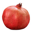 Pomegranate isolated on a transparent background.