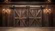 © PikePicture - sliding barn door interior