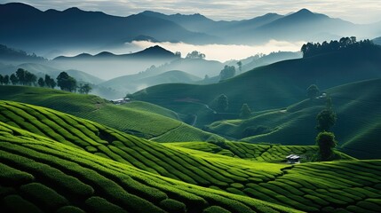 black tea farm china