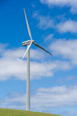 wind turbines on the woakwine range wind farm tourist drive, south australia