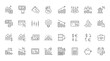 © nadiinko - Investment line icon set. Quick approval, bank loan, percentage, trader, investor, exchange, newspaper, bond vector illustrations. Simple outline signs for financial activities. Editable Stroke