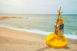 Buoy with Smart Technology Device Solar panel for Realtime Tracking Data Monitoring Sea and Weather Phenomenon