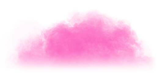 pink smoke effect for decoration and covering on the transparent background