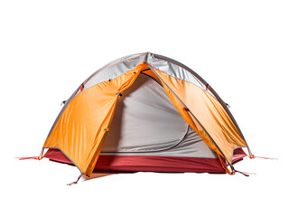 a tent with a white background