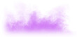 purple smoke effect for decoration and covering on the transparent background