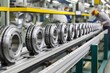 roller bearings assembly line with worker monitoring