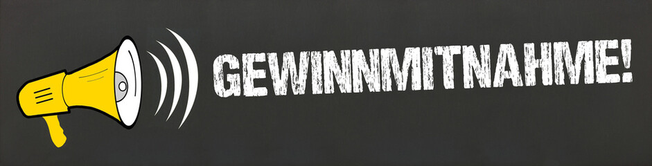 Wall Mural - Gewinnmitnahme!