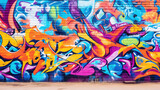 Fototapeta Młodzieżowe - Street art graffiti on the wall