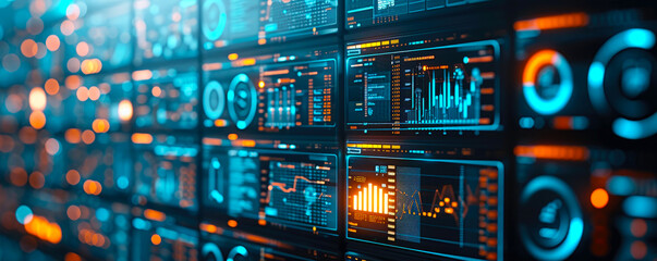 computer-assisted data visualisations and a dashboard for data analysis and a data management system with KPIs and metrics