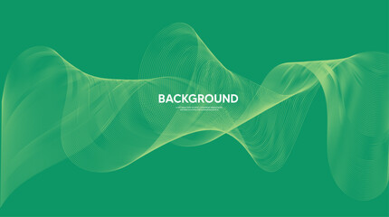 Wall Mural - abstract green background, abstract green smoke