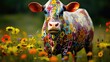nature floral cow