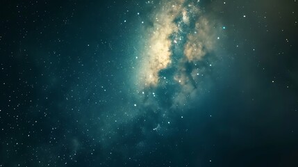 Wall Mural - Milky Way and Sars night sky background : Generative AI