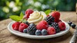 © Abdullah - strawberry and blueberry cheesecake