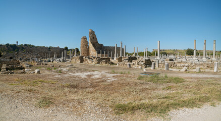 Poster - Ruins of the ancient city of Perge, Turkey	
