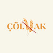 © organik - celiac disease logo, turkish: çölyak hastalığı logo