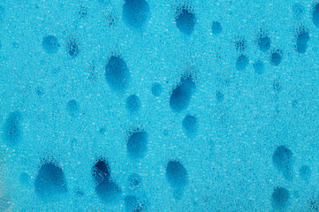 Wall Mural - Blue Sponge texture using as background