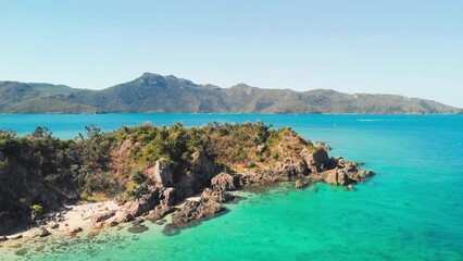 Sticker - Aerial view of Whitsunday Island, Queensland - Australia