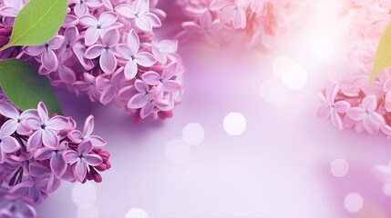 Wall Mural - Pastel Paradise: Exploring the Beauty of Lilac Flowers