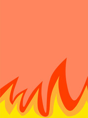 Wall Mural - fire pattern illustration
