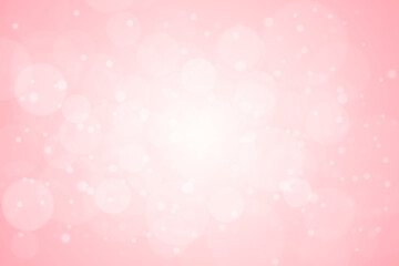 Wall Mural - Abstract pink bokeh background. Valentine's day background