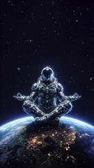 Wall Mural - space and alien planet, meditation, extraterrestrial,