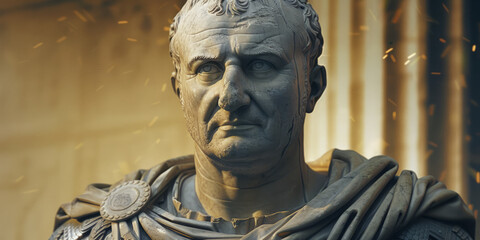 Wall Mural - Roman emperor of 1st century CE, Vespasian, Caesar Vespasianus Augustus, Titus Flavius Vespasianus. (69–79 CE)