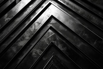 Wall Mural - A black and white photo showcasing a bunch of metal bars. This versatile image can be used to depict concepts such as strength, security, construction, industry, or even abstract art