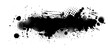 Abstract black blot object. hand drawing. Not AI, Vector illustration