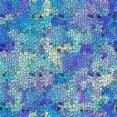 Poster - Seamless grunge abstract square pattern. Paint grunge cracks.