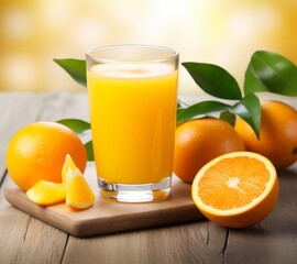 Wall Mural - healthy orange juice and drink recipes