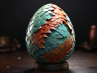 Wall Mural - dragon egg, dragon egg fantasy illustration, dragon Egg For RPG Game Asset