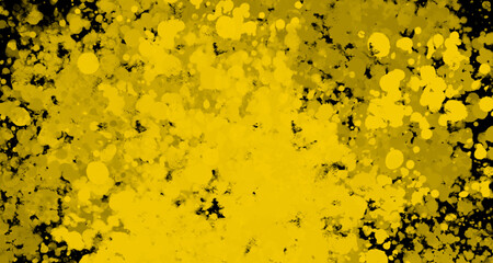 Wall Mural - yellow paint splatter