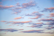 beautiful cloudscape, colorful pink and blue clouds at sunset abstract background with copy space
