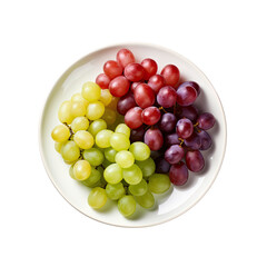 Wall Mural - Grapes on transparent background