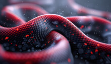Gently Waving Snake Skin Background Texture,generative AI