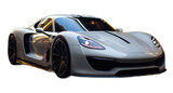 Isolated automotive car on transparent background png Generative AI