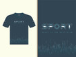 Sport vector t shirt design