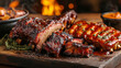 Indulge in a smoky and savory feast with slowcooked favorites like brisket pulled pork and ribs fresh from the smokehouse. The rustic ambiance accompanied by the scorching