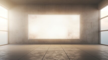 light wall with mockup