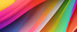 抽象的な大理石のアクリル絵の具のインクで描かれた波のテクスチャーのカラフルな背景バナー – 大胆な色、虹色の渦巻き波。	