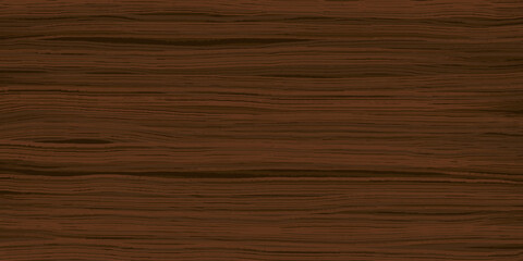 Wall Mural - Uniform dark walnut wooden texture with horizontal veins. Vector wood background. Lining boards wall. Dried planks. Cherry wood swatch