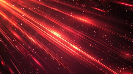 Wall Mural - red horizontal lens flares pack. laser beams, horizontal light rays.beautiful light flares. glowing 