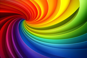 Wall Mural - abstract rainbow background